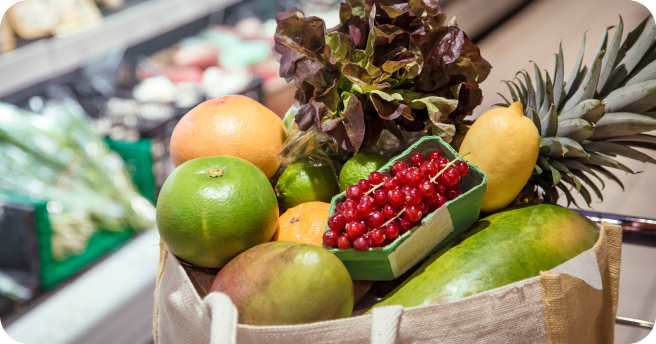 Supermercados y fruterías